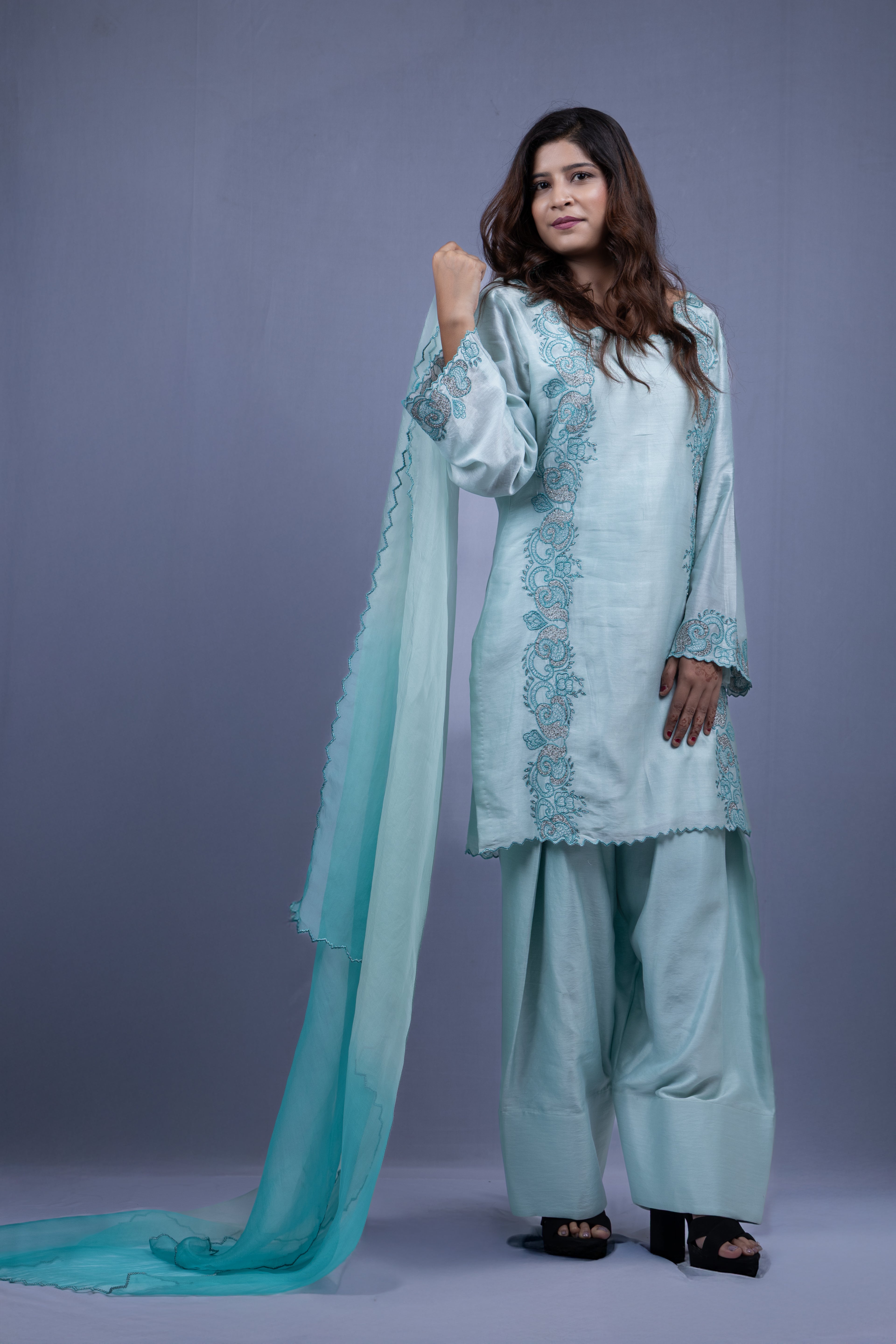 Ocean Kurta Set