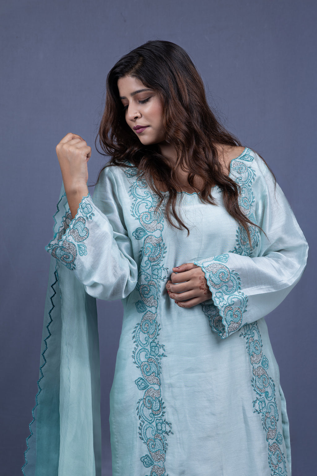 Ocean Kurta Set