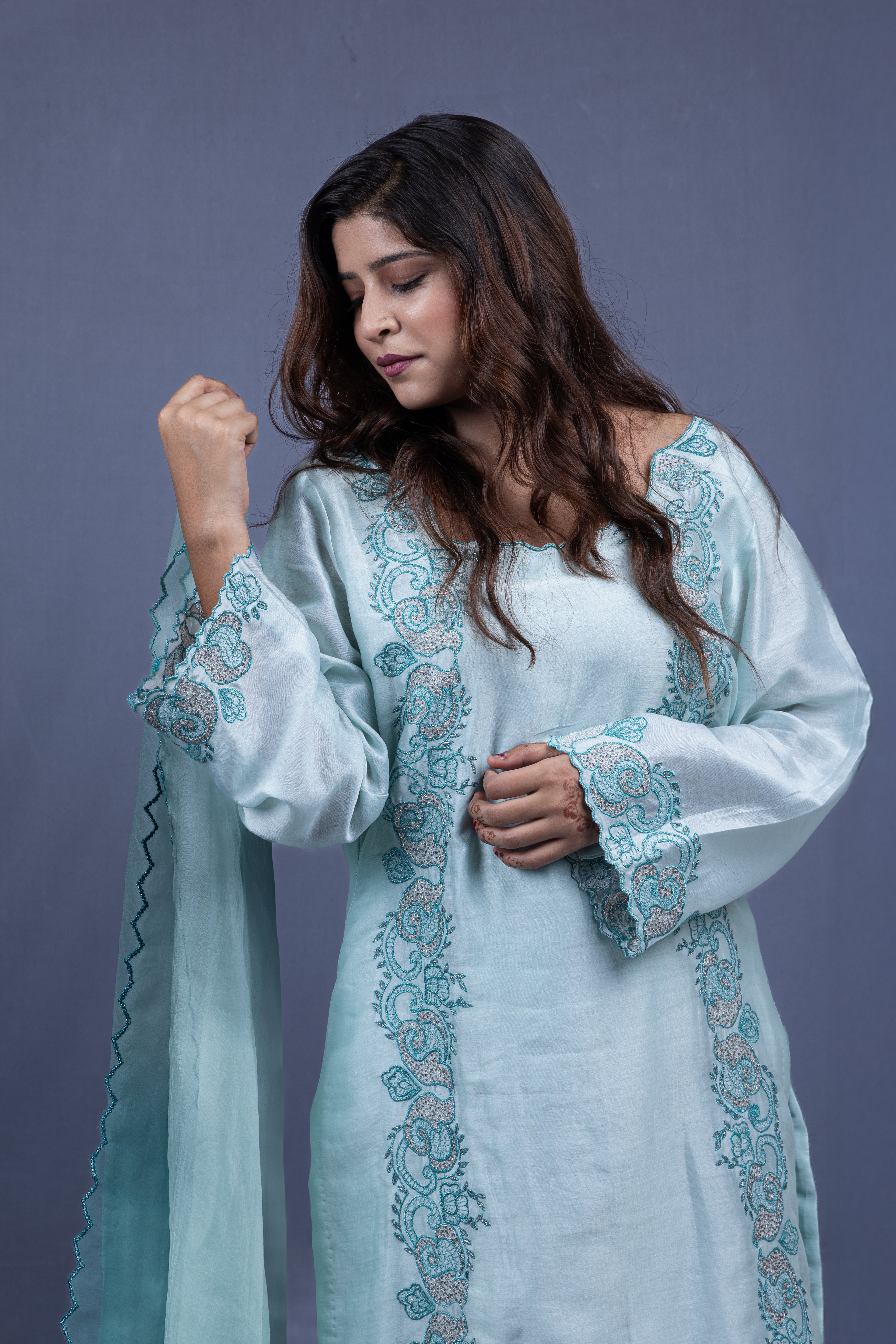 Ocean Kurta Set