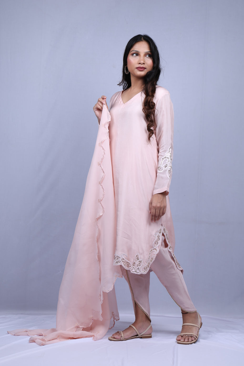 Light Pink Kurta Set