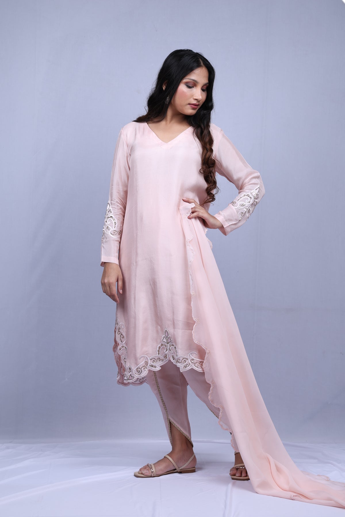 Light Pink Kurta Set