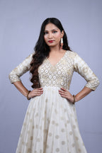 White Kurta Set with Dupatta