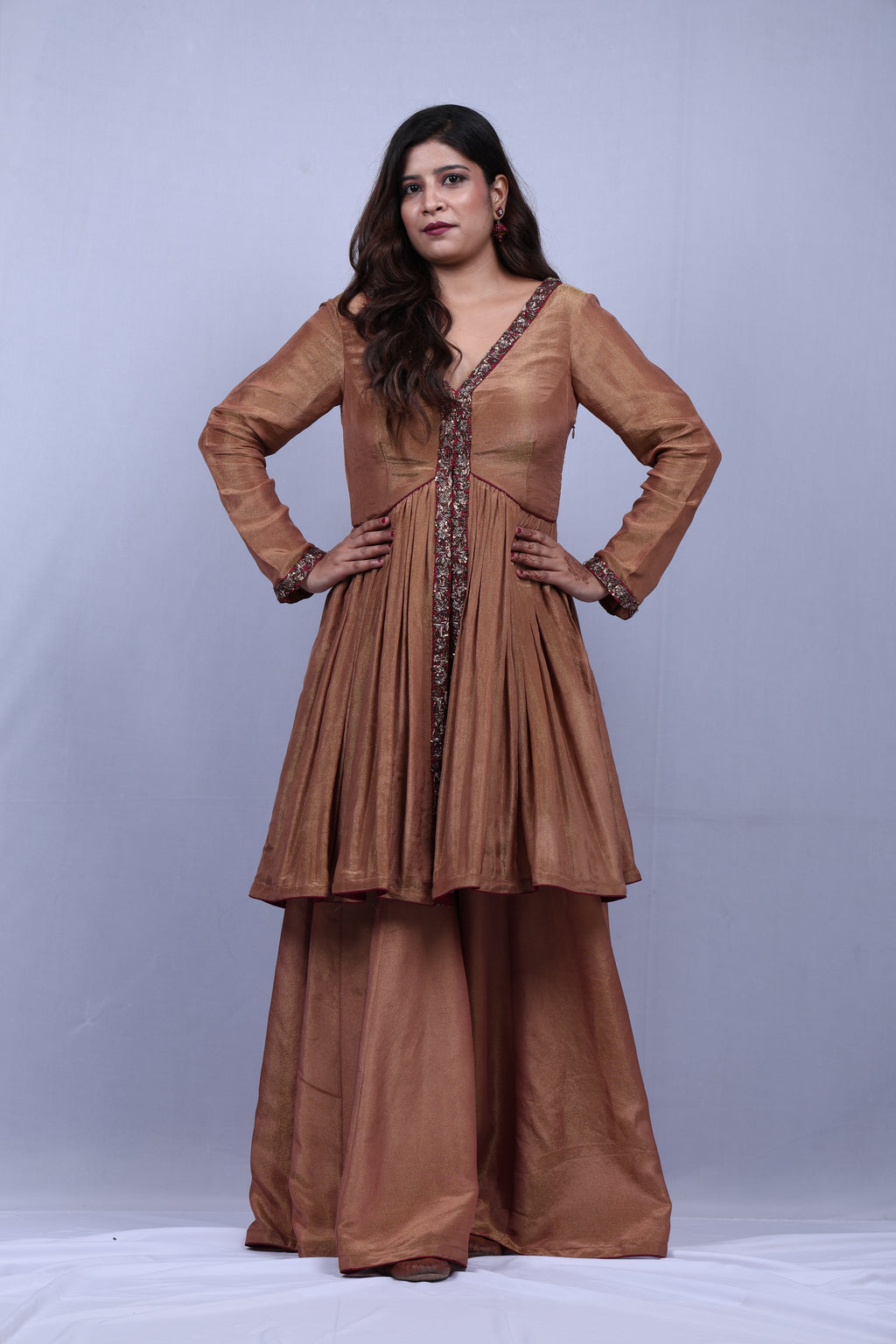 Brown Kurta Set