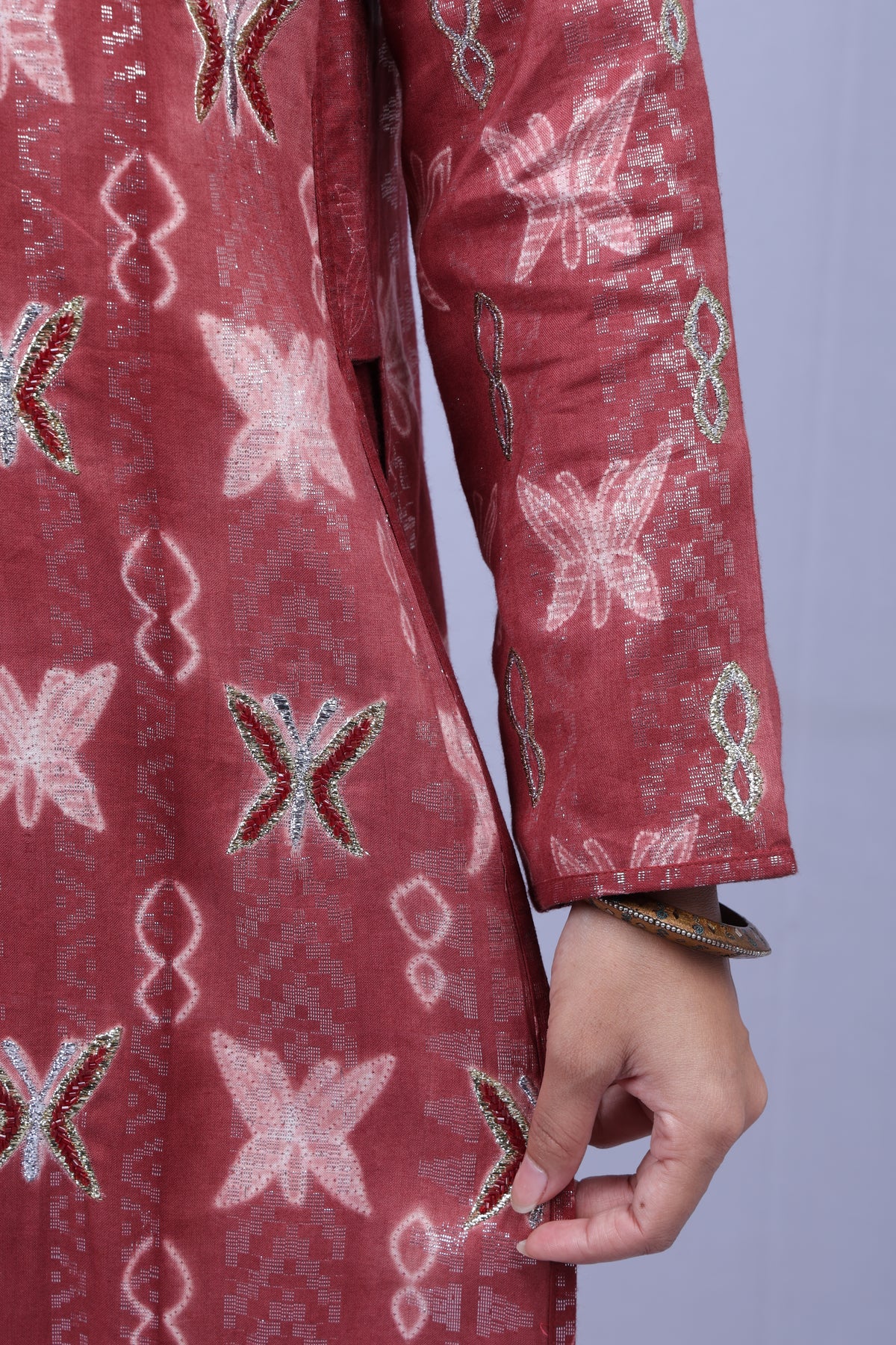 Brick Red kurta Set
