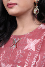 Brick Red kurta Set