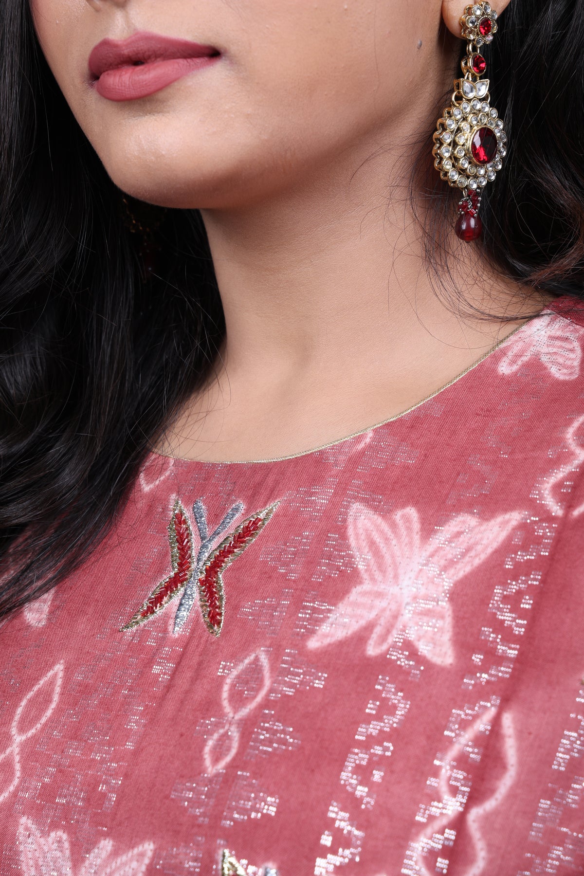 Brick Red kurta Set