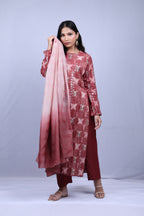 Brick Red kurta Set