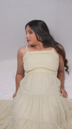 White Suit with grey embroidery