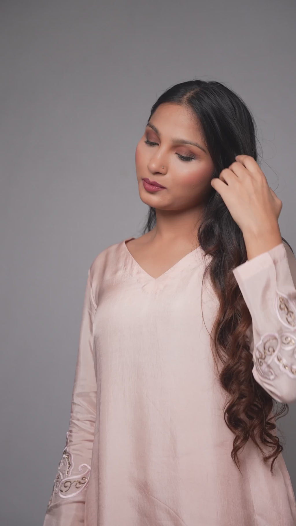Light Pink Kurta Set